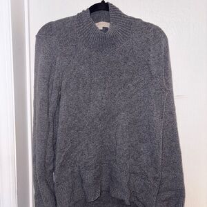 LOFT Charcoal Knit Sweater